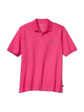 TOMMY BAHAMA Men’s Big & Tall Emfielder Polo in Deep Fuschia-Size 2XB